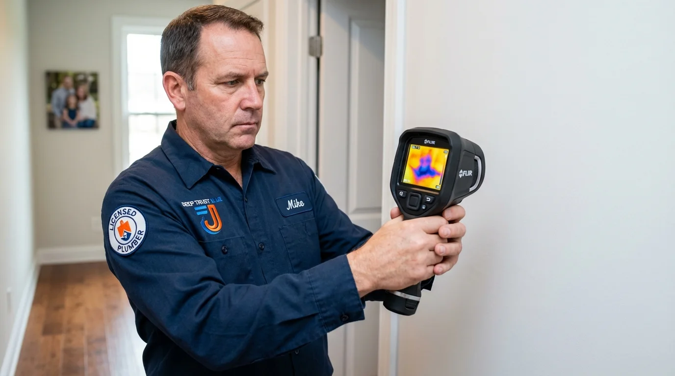 Thermal imaging leak detection by Johns Plumbing LLC in Smackover